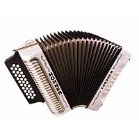 HOHNER Corona III BbEbAb, white-Columbia (A5774)