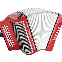 HOHNER Corona III BbEbAb E. Zuleta, red glitter (A5575)