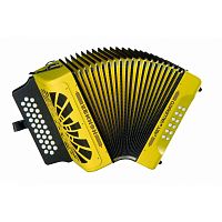 HOHNER El Rey del Vallenato BbEbAb, yellow (A4966)